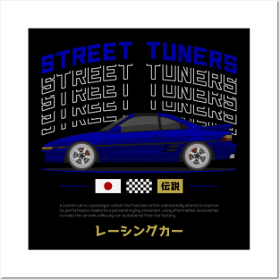 Tuner Blue MK2 MR 2 JDM Posters and Art